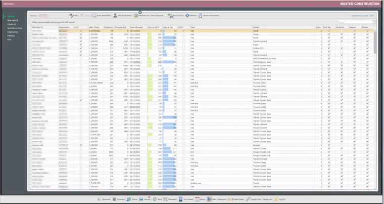 Buxted Construction application