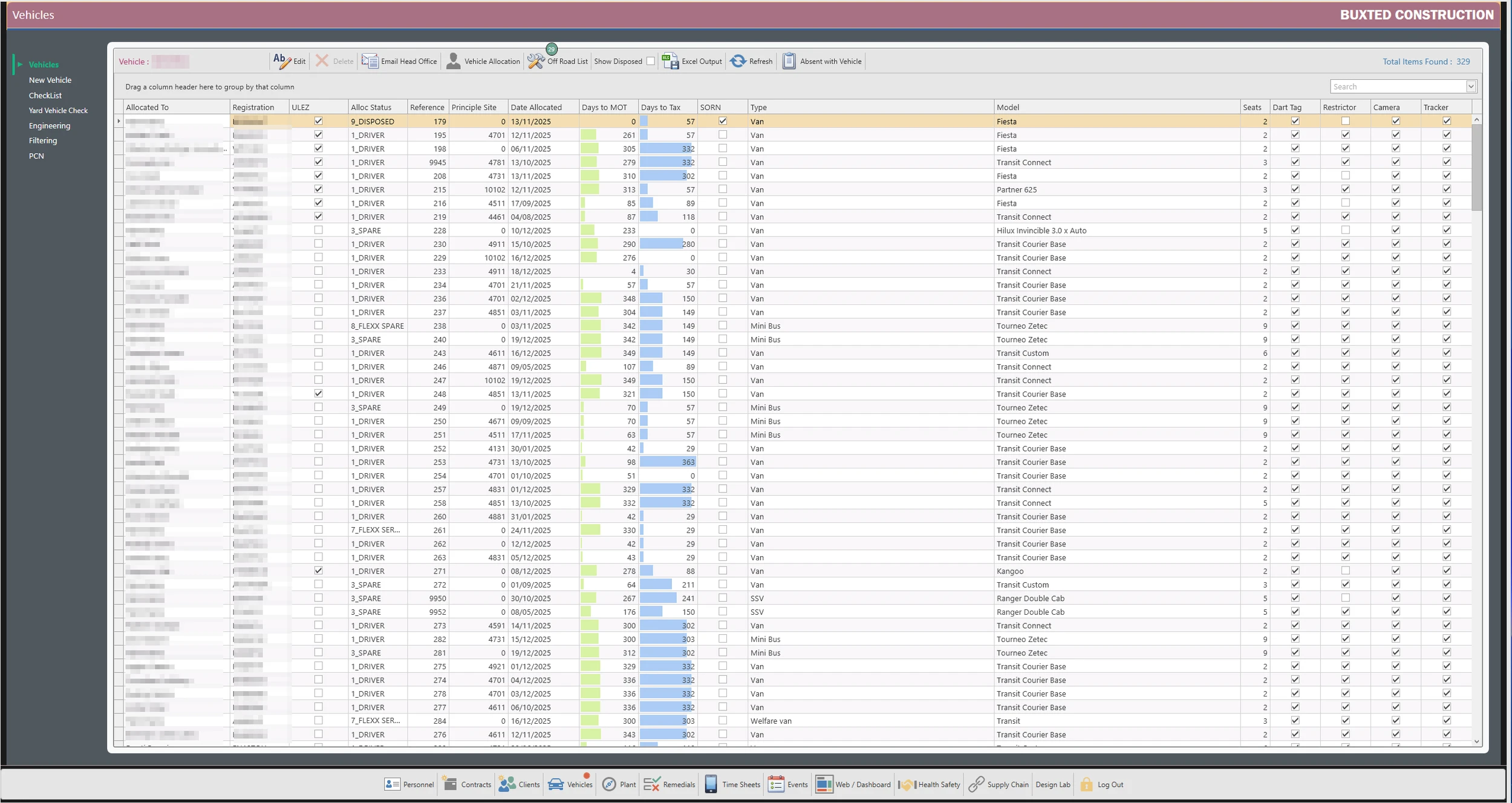 Buxted Construction application